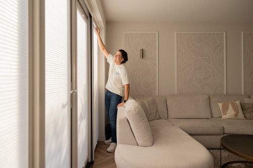 Plissé in frame zonder boren